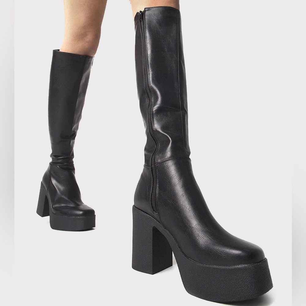 Platform Knee High Boots